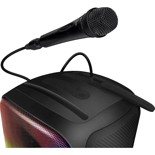 Акустическая система Sven PS-555, черный, 65Вт, BT/USB/microSD, пульт,аккум