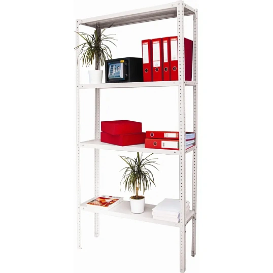 Стеллаж металлический P_МС-15/37 с 4-мя полками 700х300х1500