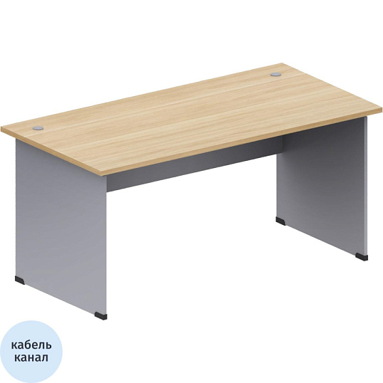 Стол письменный SH_Unica EF1-01 756757 (352003) бук/серый