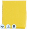 Салфетка хозяйственная HQ Profiline д/стекл ПУ 35х40см 245г/м2 желт 2шт/уп