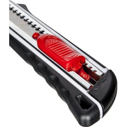 Нож универсальный Attache Selection 18мм,метал.напр.,пласт.корпус,Auto lock