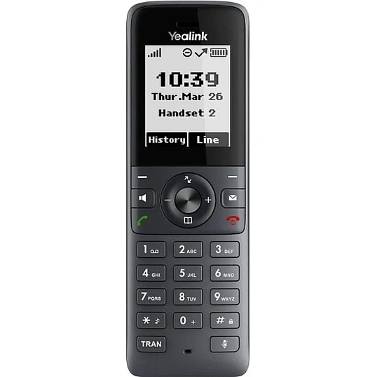 Радиотелефон Yealink DECT W71P (база W70B+трубка W71H) до 10 SIP-аккаунтов