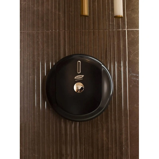 Диспенсер для туалетной бумаги рул Luscan Prof Etalon с ЦВ черный 151066