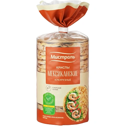 Криспы МИСТРАЛЬ Мексиканские 145г
