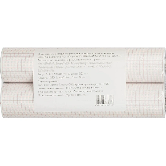 Лента регист.тепл. для CTG(FM) Bionet Fetacare FC-700, 215х25х18(н),2рул/уп