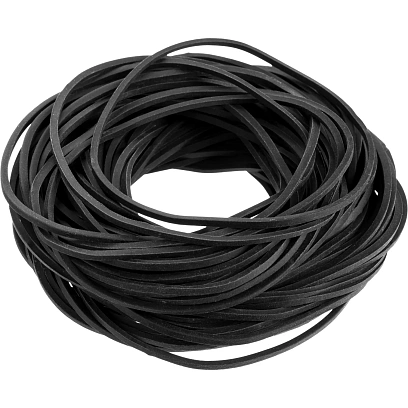 Резинка универсальная КОМУС 500г диам.60мм., 70% каучук, 30% латекс, чёрный