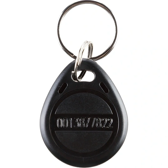 Брелок бесконтный Bigtech EM-Marine чтение, с номером черный