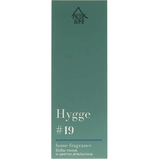 Аромадиффузор Hygge 19 Бобы тонка и цветок апельсина 50мл, АР 100-562