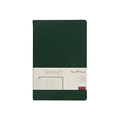 Блокнот А5 100л Bruno Visconti MEGAPOLIS FLEX VELVET зеленый 3-526/05