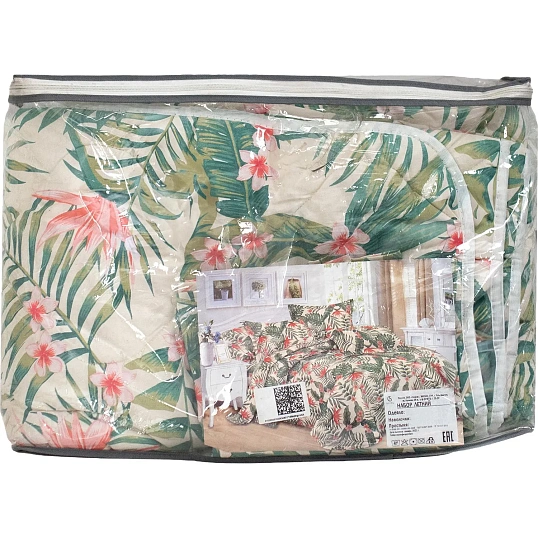 Набор спальный, ЛН, 2сп(одеяло, наволочки, простыня),полисатин, пэ волокно