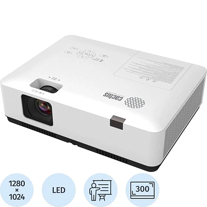 Проектор Cactus CS-S3.WT 3LCD 43000Lm LS 4300Lm ANSI 15000:1 (10000час)