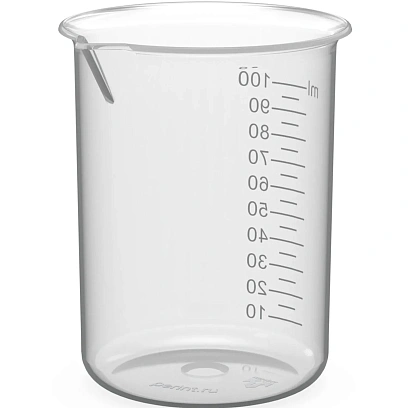 Мерный стакан с носиком Перинт полипропилен 100мл (16шт/уп)