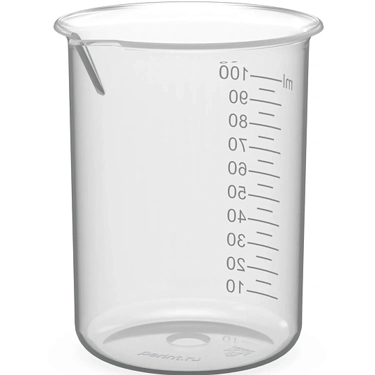 Мерный стакан с носиком Перинт полипропилен 100мл (16шт/уп)