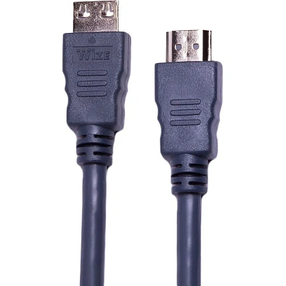 Кабель HDMI - HDMI, M/M, 1 м, v2.0, K-Lock, поз.р, экр, Wize, CP-HM-HM-1M
