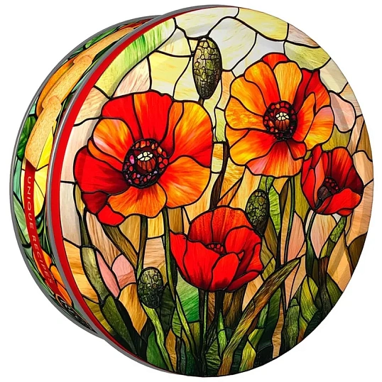 Печенье Regnum Витраж сдобное в сахарной обсыпке ж/б 400г МС-1-20