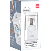Точилка для карандашей электрич. Deli, 1 отв., пластик ,батарея+ USB, белый