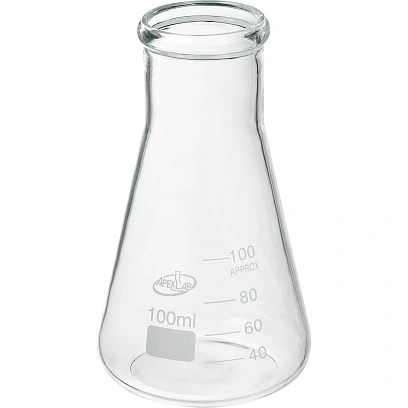 Колба коническая КН-3-100-34, с дел., ТС,  ГОСТ 25336-82 Apexlab
