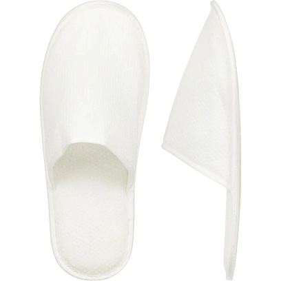 Тапочки одноразовые флис(упрощённый) эва 4 мм, закрытый мыс,160 пар