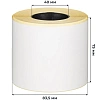 Термотрансферные этикетки ПГЛ 75х120 (3 шт.)+риббон WAX 80x100 в комплекте
