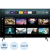 Телевизор Sber SDX-55UQ6000DGA, QLED, UHD, смарт (Салют ТВ)