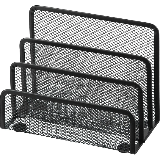 Набор настольный лотков из металл-ая сетка Attache 6 предметов черный