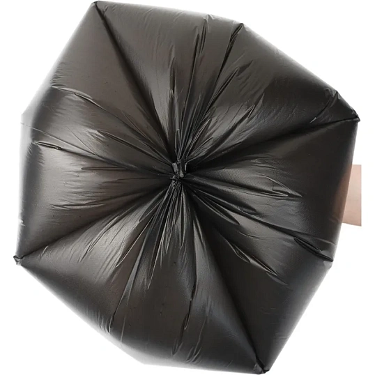 Мешки для мусора ПНД 60л 8мкм 20шт/рул 60х70 черные Элементари