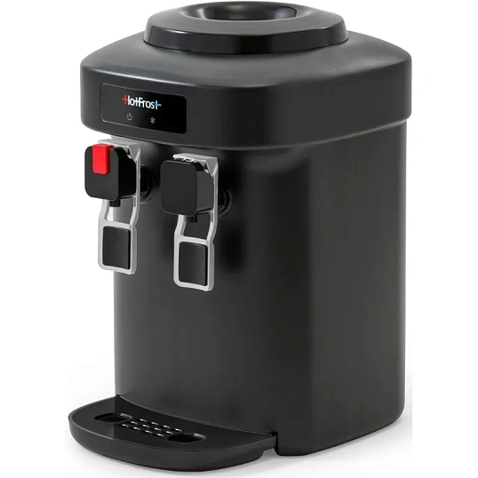 Кулер для воды HotFrost D65EN чёрный, электронное охлаждение, настольный