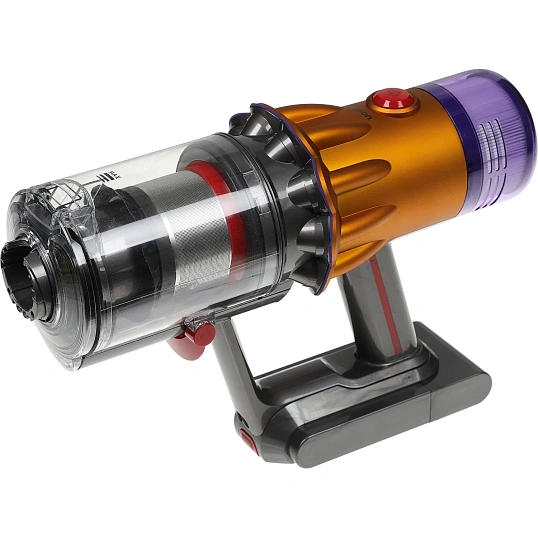 Пылесос Dyson SV46 V12 Detect Slim Absolute 545Вт серебристый/желтый