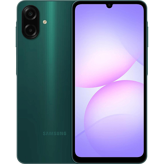 Смартфон Samsung Galaxy A07 SM-A075F 128Gb 6Gb зеленый(SM-A075FZGHCAU)