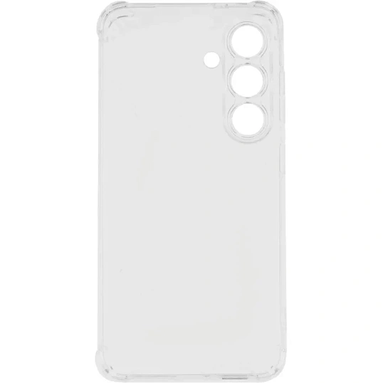 Чехол накладка PERO силикон для Samsung S25 прозрачный усиленный