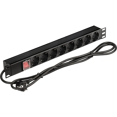 Блок розеток 19 NewMax NM-PD16A-8xSH+S-2.0