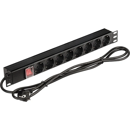 Блок розеток 19 NewMax NM-PD16A-8xSH+S-2.0