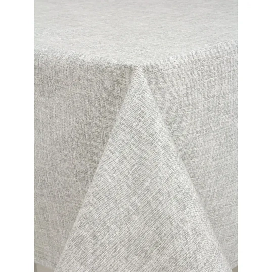 Скатерть 145х150см, рогожка, 160г/м2, Рант серый