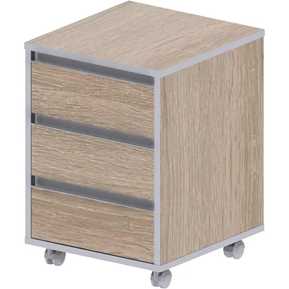 Тумба ED_Vita . выкатная V-3.0,центр.замок дуб сонома