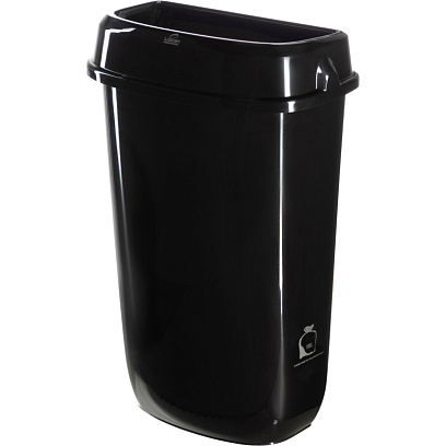 Контейнер для мусора  (корзина) Luscan Prof Etalon 12л черный 151041