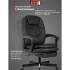 Кресло VB_EChair 668 PU P черный эко.кожа подст.для ног