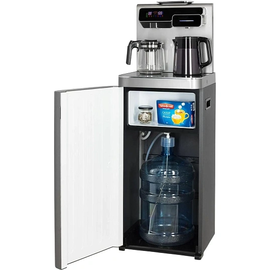 Кулер Ecotronic TB44-LE silver с чайным столиком Тиабар
