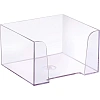 Бокс для бумаги 9х9х5 прозрачный ПЛ61
