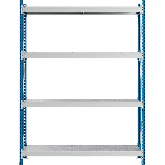 Стеллаж металлический MZ_SGR-V-1864-2,5 4 яруса 1800х600, Выс.2500