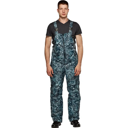 Костюм зимний Охранника с п/к КМФ цифра серый(р.52-54) 182-188