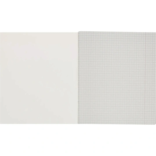 Тетрадь общая А5,48л,кл,скоб,офсет-2 Ice фиолет/красная