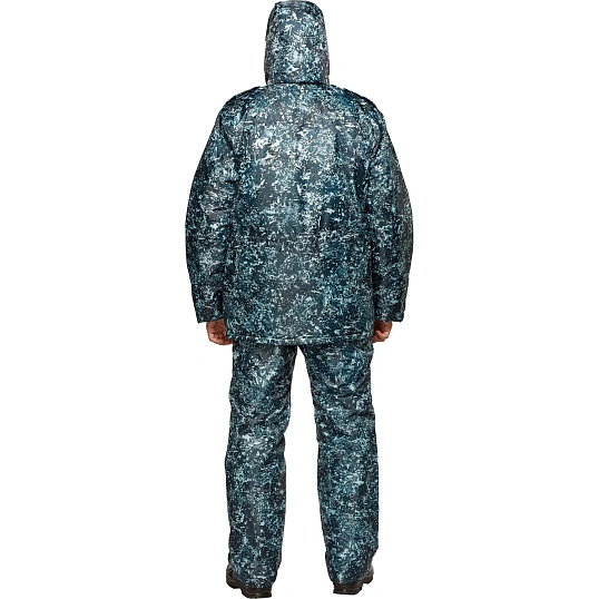 Костюм зимний Охранника с п/к КМФ цифра серый(р.60-62) 170-176