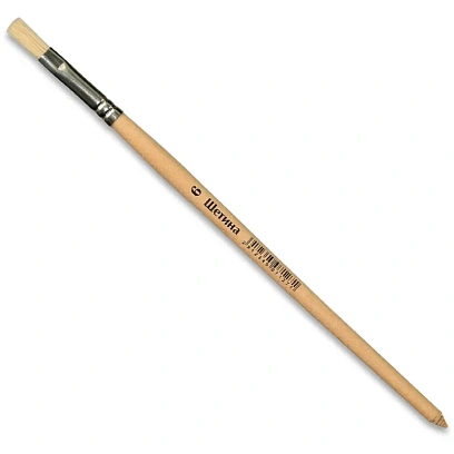 Кисть №1 School щетина плоская №6