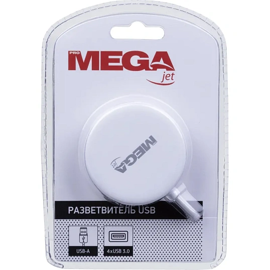 Разветвитель USB  HS003 USB3.0x4/белый