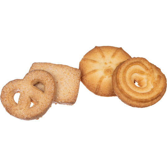 Печенье сдобное Bisquini Датское ассорти, 340г