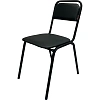 Стул КО_Echair РС42 каркас черный, к/з черный 201