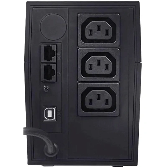 ИБП Powercom Raptor RPT-600AP, лин-инт., 600ВА/360Вт, 3xC13, USB