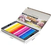 Карандаши цветные Deli липа 48 цв/наб мет.кор. 6567