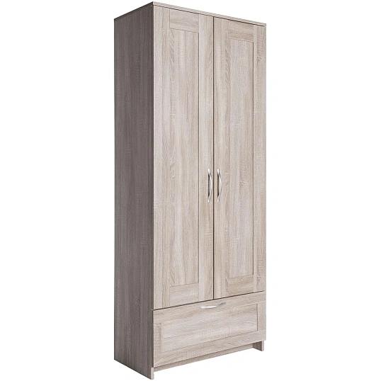 Шкаф для одежды ШС_Сириус 2 двери и 1 ящик дуб сонома