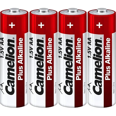 Батарейка Camelion AA/LR 6 Plus Alkaline SP-4 (LR 6-SP4, 1.5В)(4 шт в уп.)